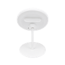 ESPEJO, PLÁSTICO, BLANCO, 18*18*6 cm, REDONDO DE TOCADOR CON LUZ LED