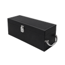 CAJA PARA VINO, PU, NEGRO, 36*11*11 cm, CON 4 ACCESORIOS