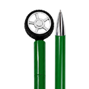 LAPICERO, PLÁSTICO, VERDE, 14.5 cm, LLANTA GIRATORIA