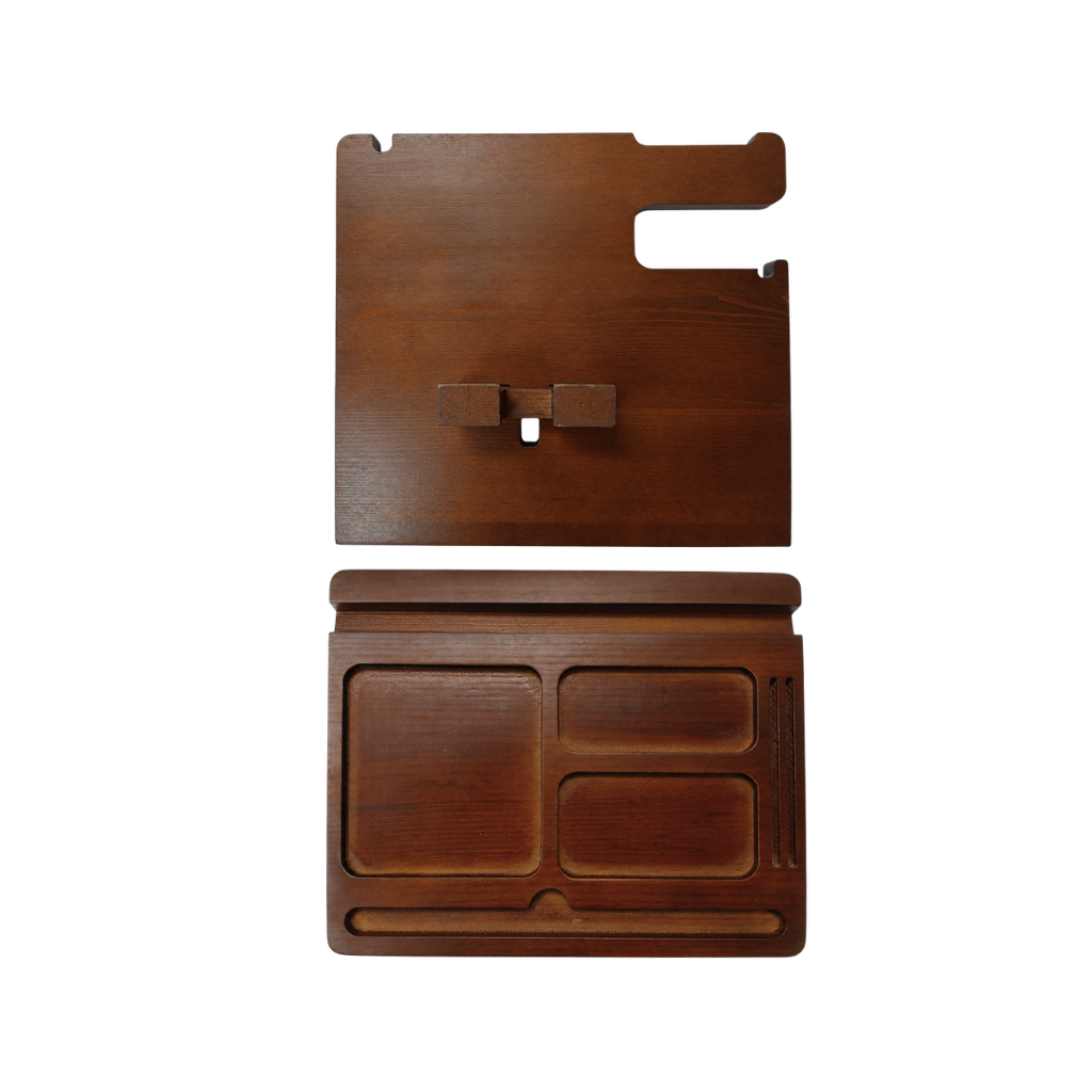 ORGANIZADOR, MADERA, NATURAL, 19,75*23*24 cm, armable para teléfono y accesorios