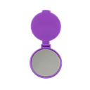 ESPEJO, PLÁSTICO, MORADO, 6.3 cm, DE BOLSILLO