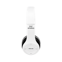 Audifono, plástico, blanco, P47 inalámbrico de diadema inalámbrico v5.0 batería 200 mah 10 metros de alcance