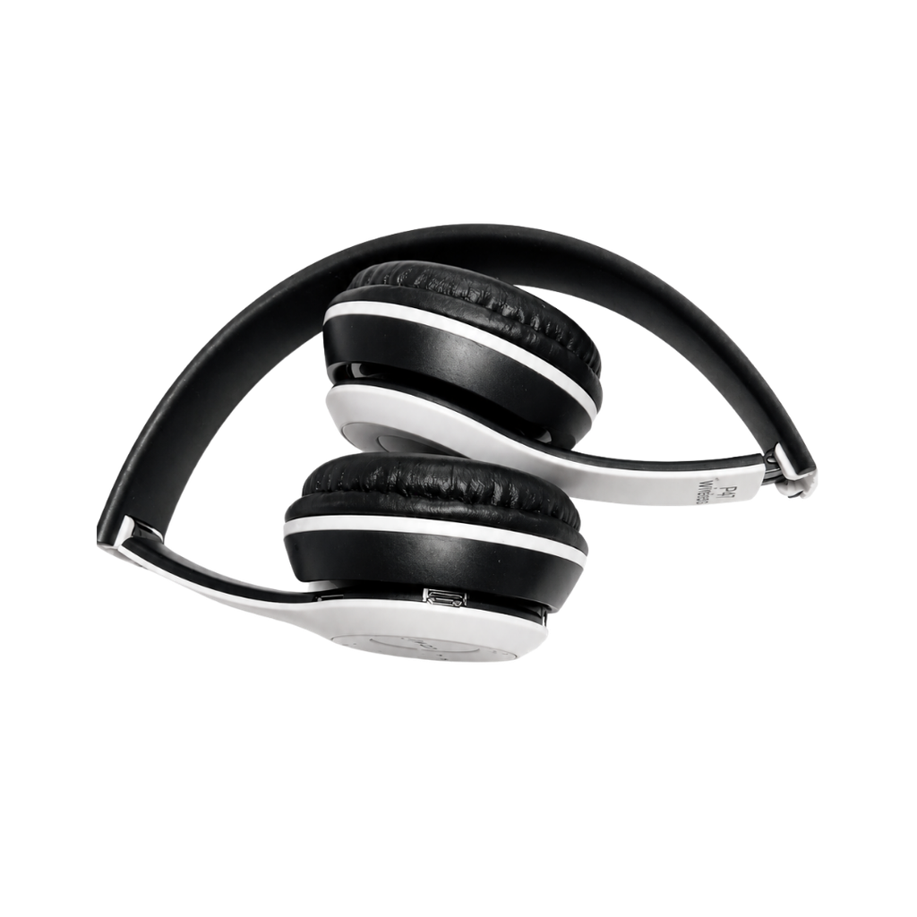 Audifono, plástico, blanco, P47 inalámbrico de diadema inalámbrico v5.0 batería 200 mah 10 metros de alcance