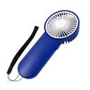 VENTILADOR, PLÁSTICO, AZUL REFLEX, 6,5x3,8x15 cm, de mano, mango liso con cinta para llevar