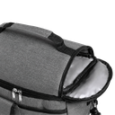 Lonchera Poliéster 600D RPET /  25 x 24 x 15 cm, Gris