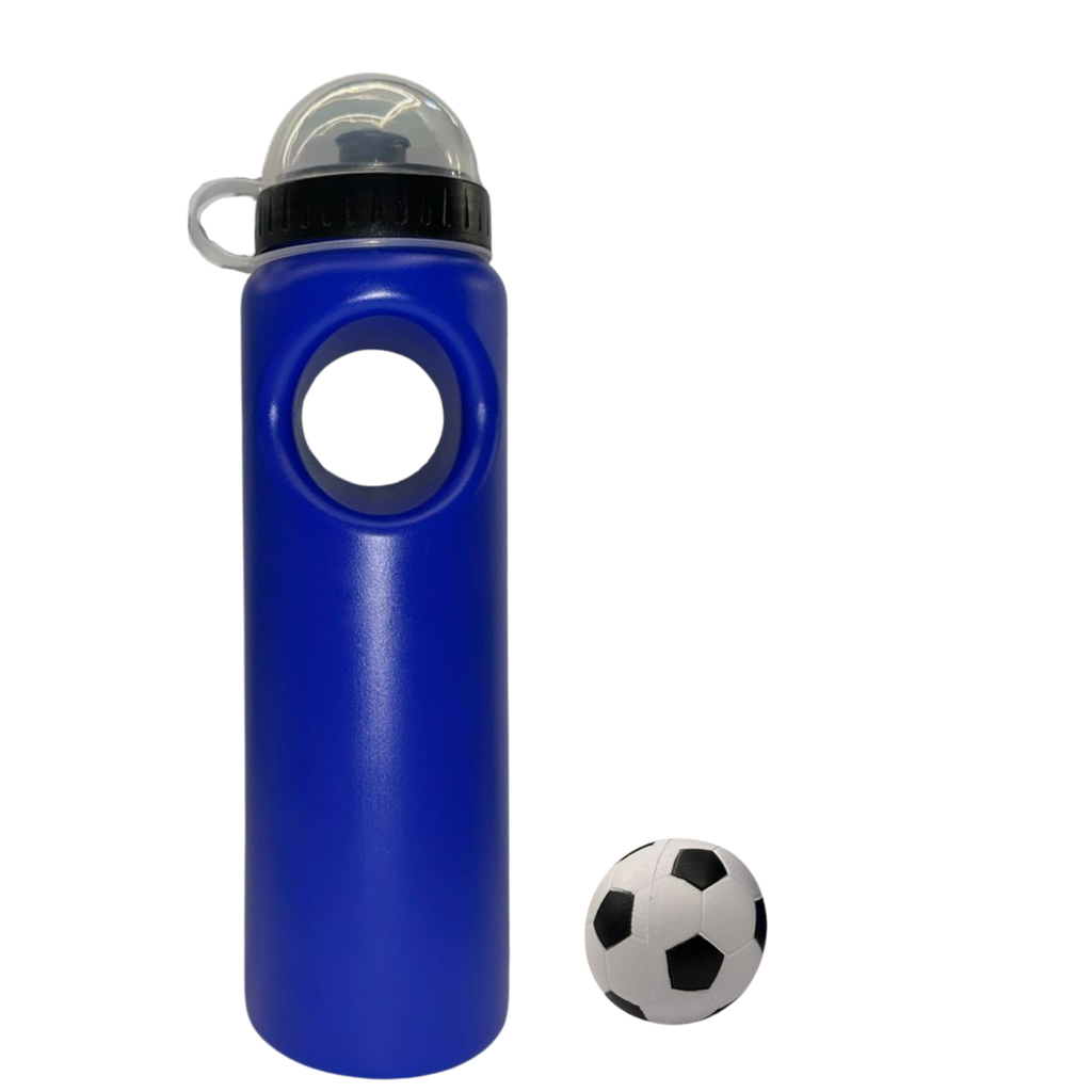 PACHÓN, PLÁSTICO, AZUL REFLEX, 750 ML ml, Metegol con tapa domo y pelota antiestrés