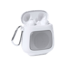 Auriculares con bocina, con conexión Bluetooth  5.0, ABS, 7.5 x 8.7 x 4 cm, Blanco