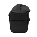 NECESER, POLIESTER, NEGRO, 22*17.5*7 cm, PLEGABLE DE VIAJE CON COMPARTIMENTOS
