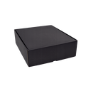 CAJA, CARTÓN, NEGRO, 26.5 x 9 x 30 cm, DE PRESENTACIÓN TAMAÑO XL