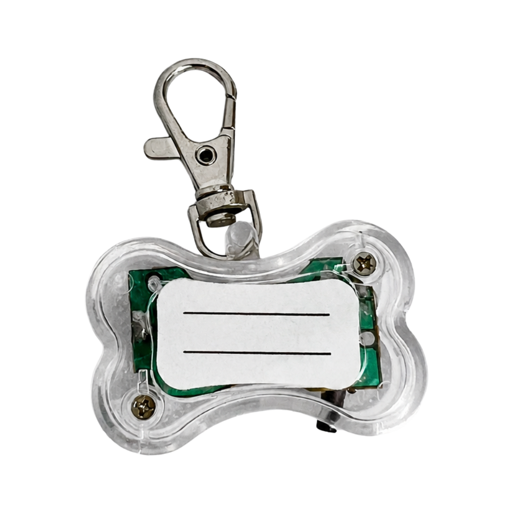 luz led, , transparente, 4.7*3 centimetros, para collar forma de huesito