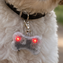 luz led, , transparente, 4.7*3 centimetros, para collar forma de huesito