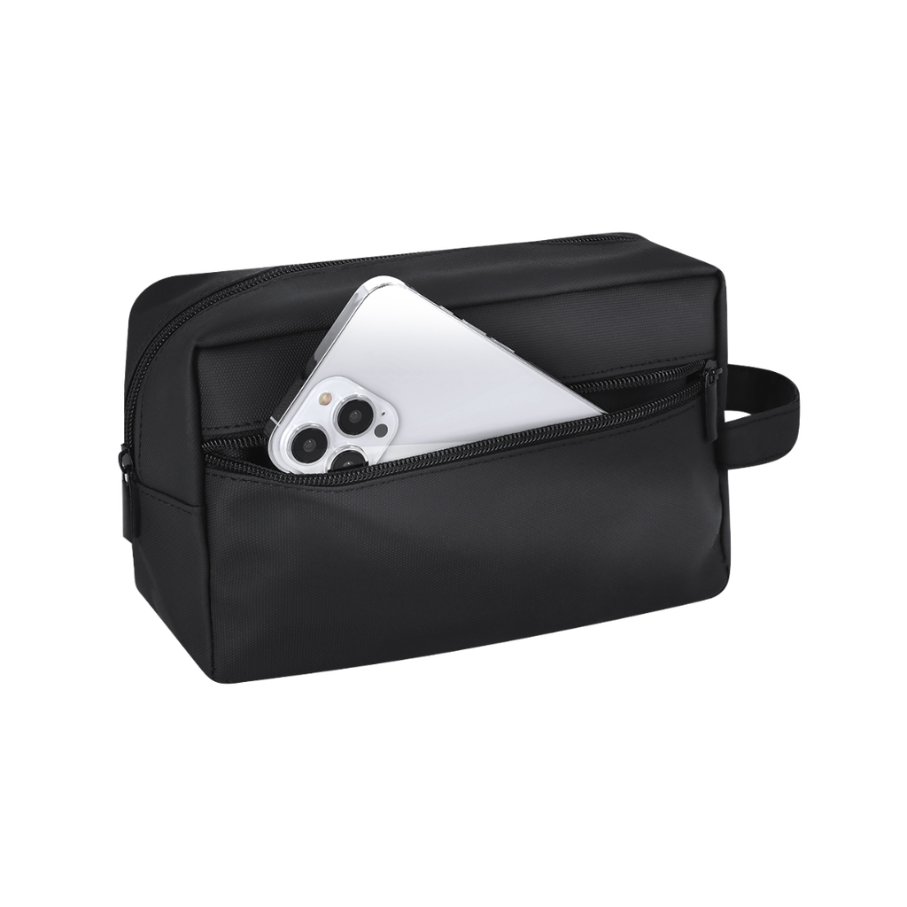 NECESER MULTIUSOS, PU, NEGRO, 21 x 13 x 8.5 cm, PRÁCTICA ASA DE MANO