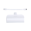 Power Bank, 8 x 4.8 x 2.8 cm, Blanco