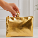 Neceser, 21 x 15 x cm, Dorado