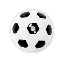 Vaso plástico blanco 1,000ml Carioca con tapa domo diseño de pelota y pajilla