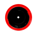 Vaso plástico rojo 1,000ml Carioca con tapa domo diseño de pelota y pajilla
