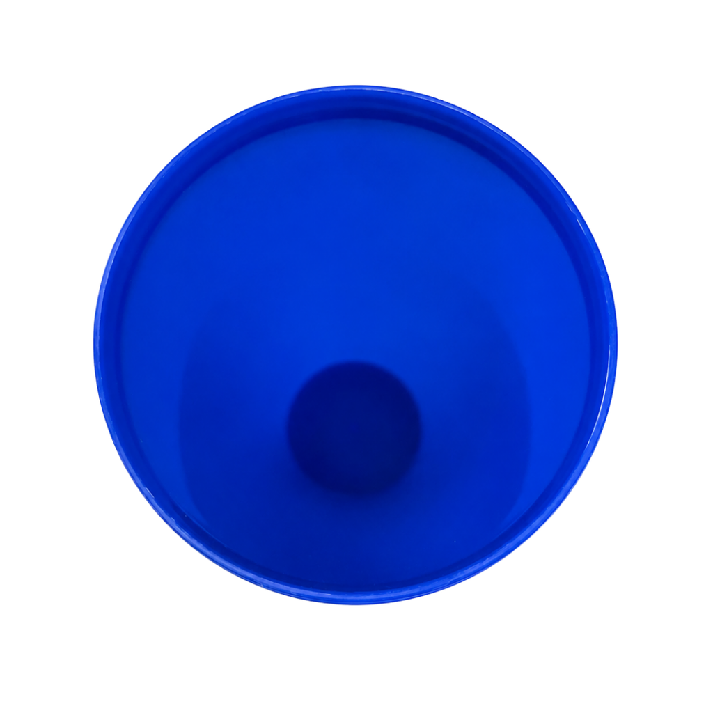 Vaso plástico azul  1,000ml Carioca con tapa domo diseño de pelota y pajilla