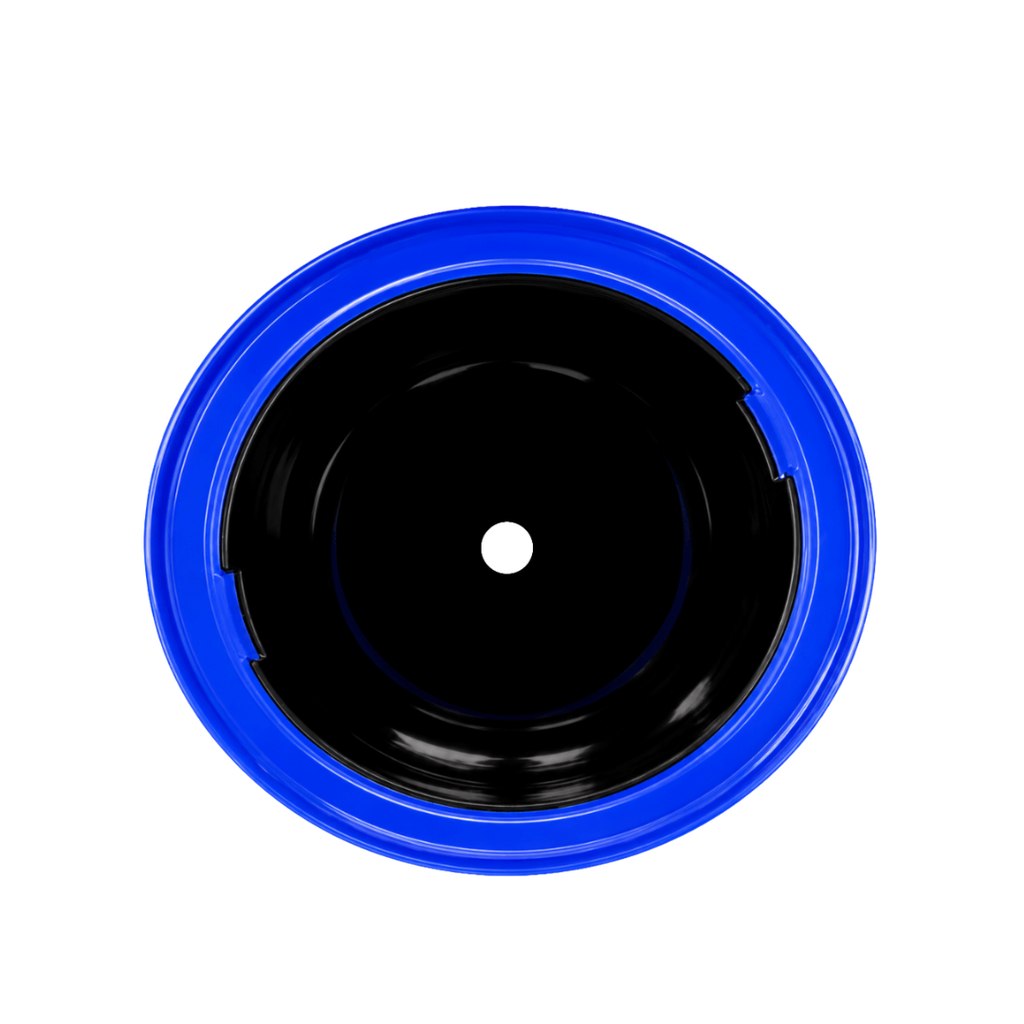 Vaso plástico azul  1,000ml Carioca con tapa domo diseño de pelota y pajilla