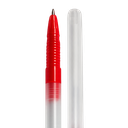 lapiceros, plástico, rojo,  nd, translucido