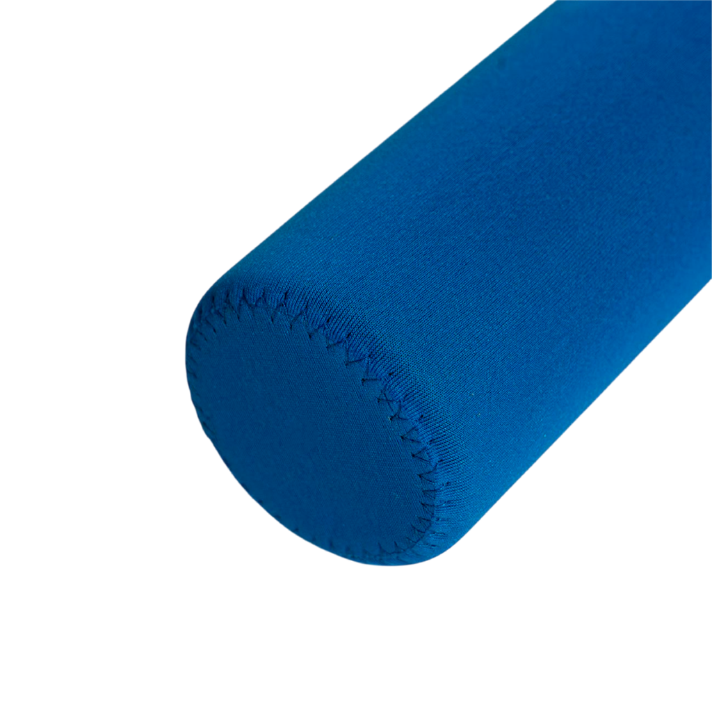 pachones, vidrio, azul reflex, 500 mililitro, con funda de neopreno