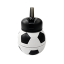 PACHÓN, SILICÓN, NEGRO, 550 ml, expandible 8.7*11.5cm con diseño de pelota