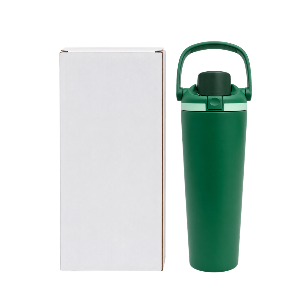 Termo, acero inoxidable, verde, 30 oz, Yawa de boquilla con tapa de seguridad