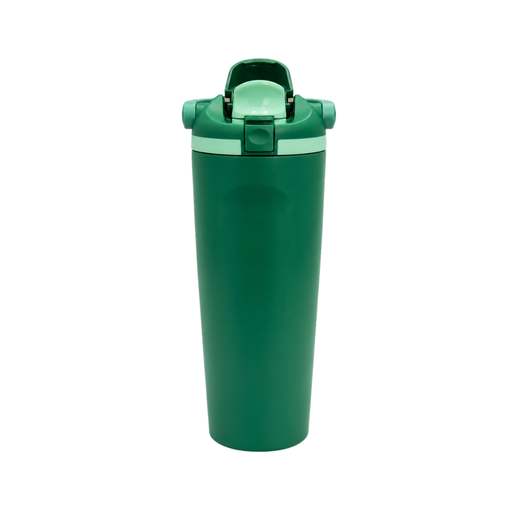 Termo, acero inoxidable, verde, 30 oz, Yawa de boquilla con tapa de seguridad