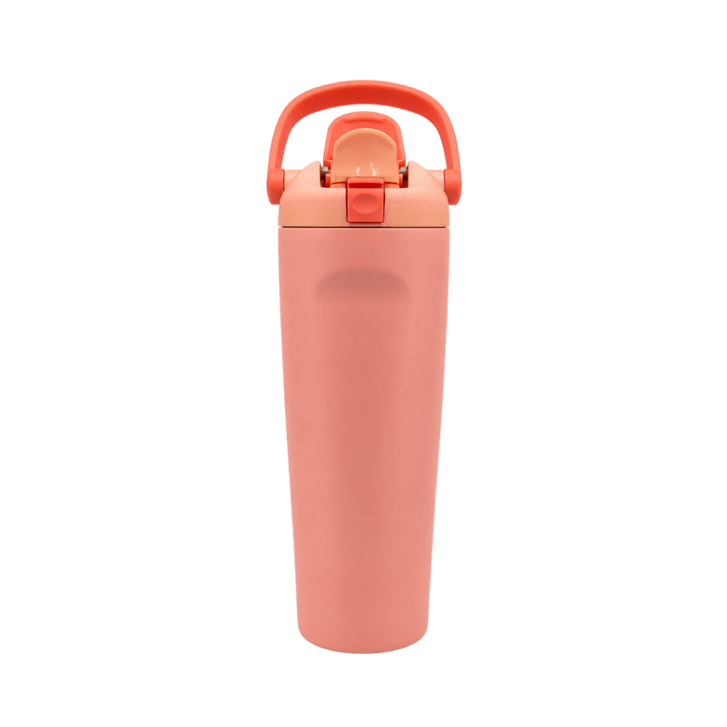Termo, acero inoxidable, rosado, 30 oz, Yawa de boquilla con tapa de seguridad