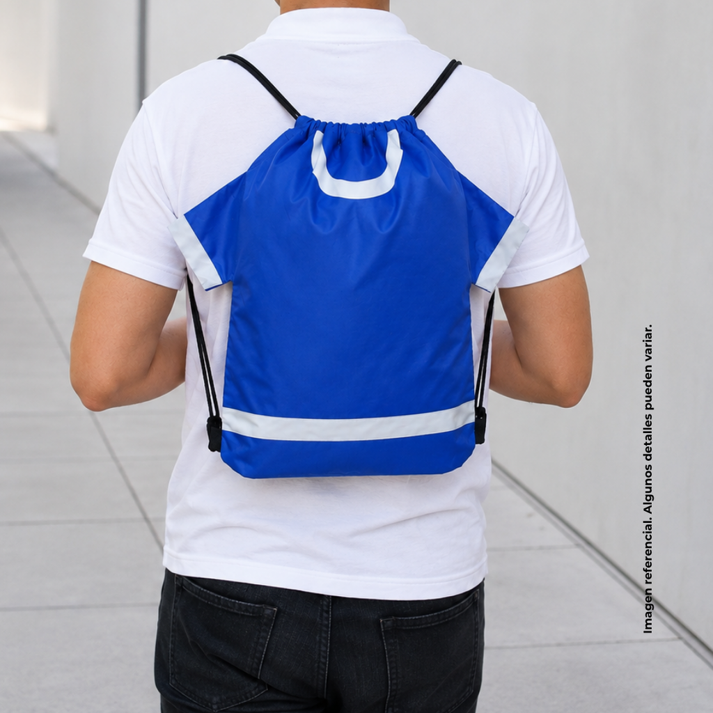 Mochila en forma de camiseta,  Poliéster 210D, 56 x 42 x cm, Azul