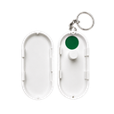 pastillero, plástico, verde,  nd, porta pildoras con cuerpo blanco