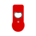 destapador, plástico, rojo, 5*9.8 centimetros, diseño pelota