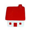 ANTIESTRES, PU, ROJO, 7*7*8 cm, FORMA DE CASA CON CHIMENEA