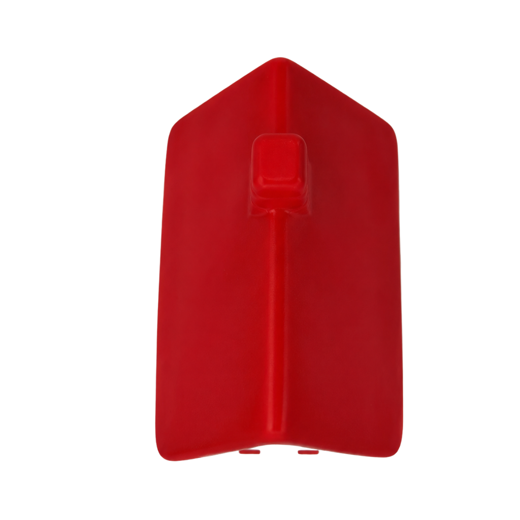 ANTIESTRES, PU, ROJO, 7*7*8 cm, FORMA DE CASA CON CHIMENEA