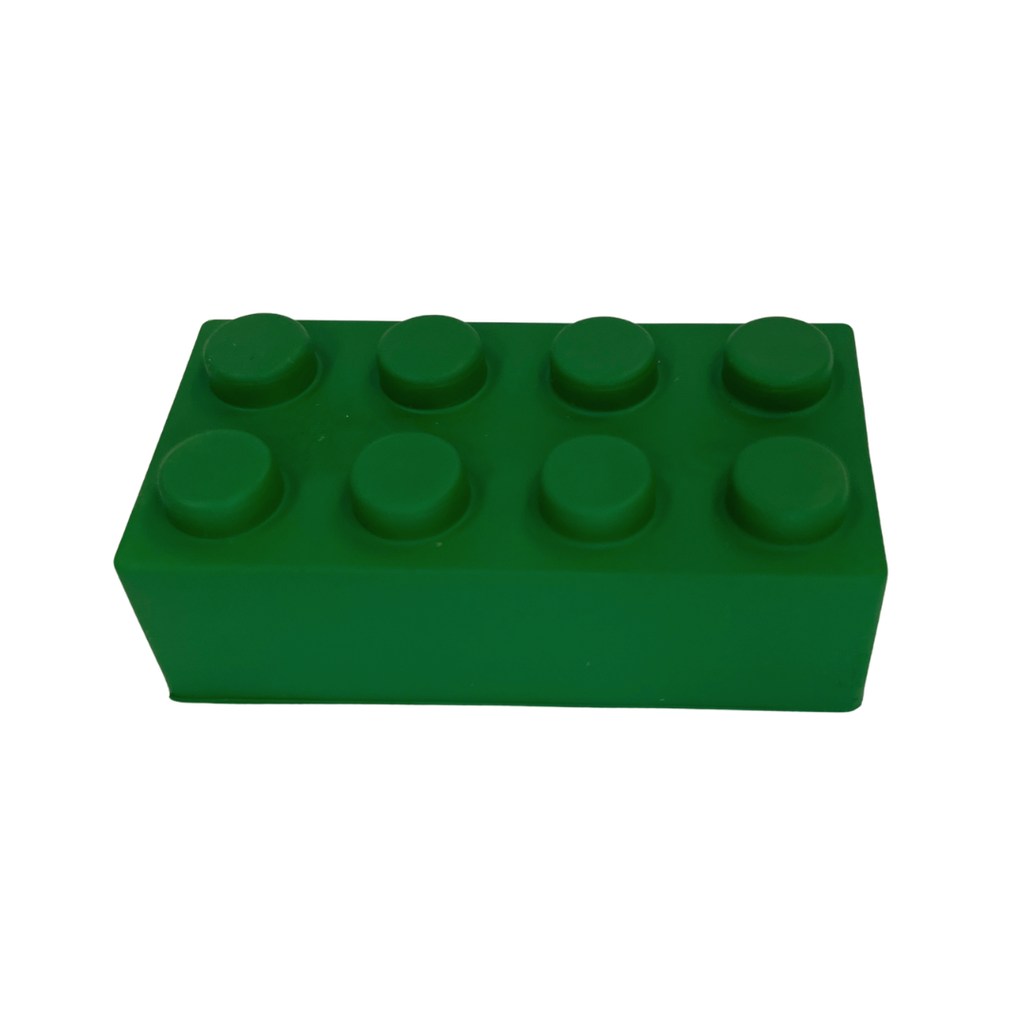 Antiestrés Poliuretano verde 7.8*4*2.8CM lego rectangular 4x2
