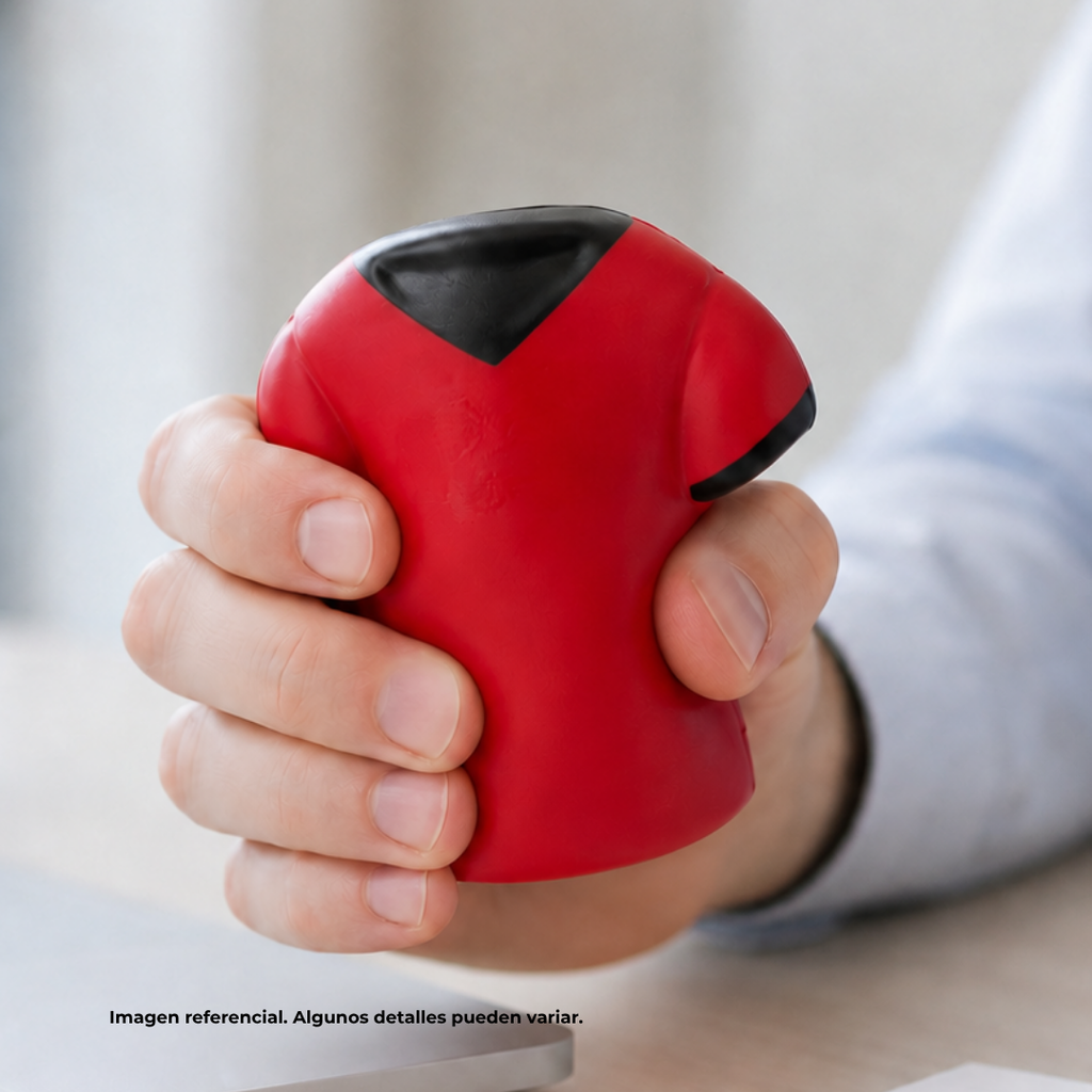 Antiestrés, PU, Rojo, 10*8.3*4.5cm, forma de camiseta deportiva