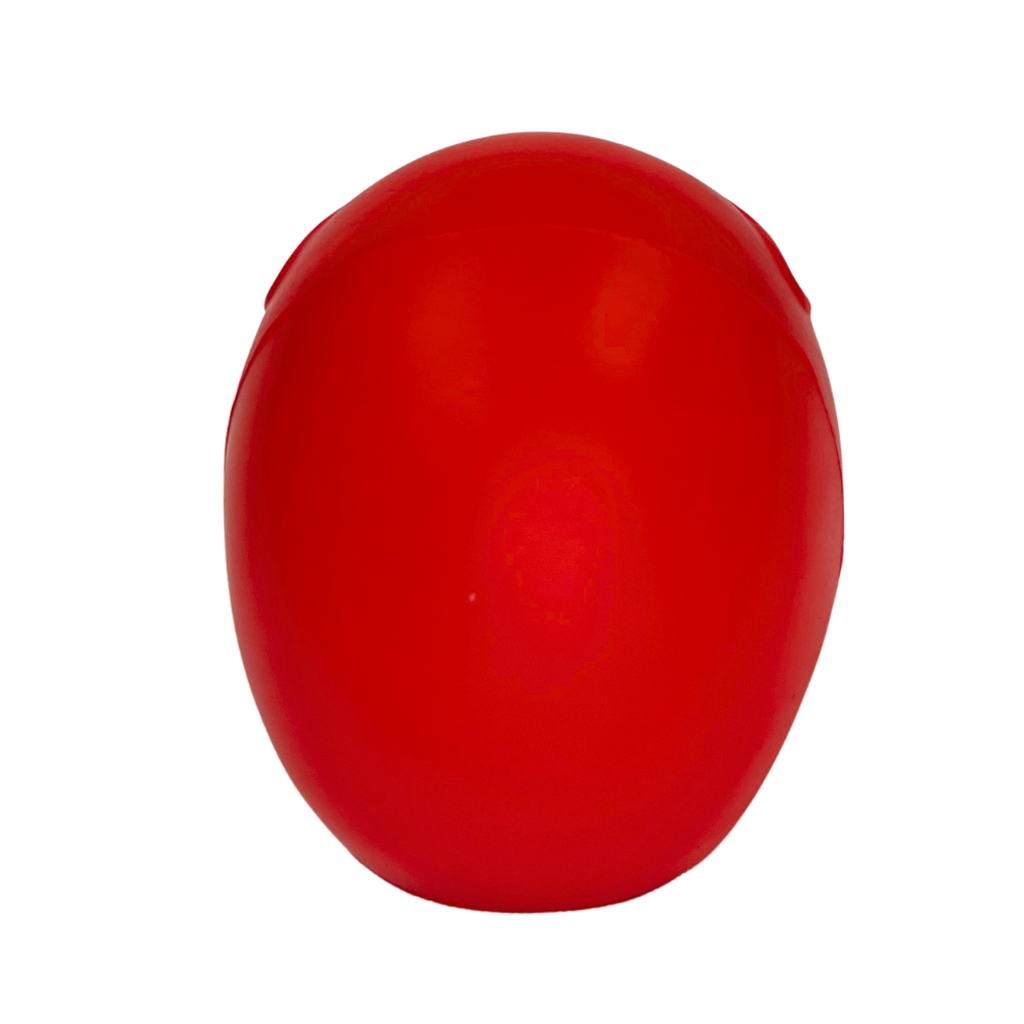 Antiestrés Poliuretano  rojo 8.3*6.9*4.6 forma de casco de moto visor gris
