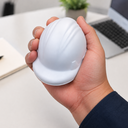 ANTIESTRES, PU, BLANCO, 8.2*7*4.5 cm, FORMA DE CASCO DE SEGURIDAD