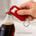 Destapador Acero Inoxidable Rojo Mate 3.8*7 cm Finger Para Llavero