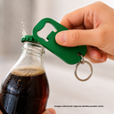 Destapador Acero Inoxidable Verde Mate 3.8*7 Cm Finger Para Llavero