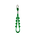 Llavero, Silicón, Verde, 16*1.6 Centimetros, Cinta Pop Up