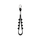 Llavero, Silicón, Negro, 16*1.6 Centimetros, Cinta Pop Up