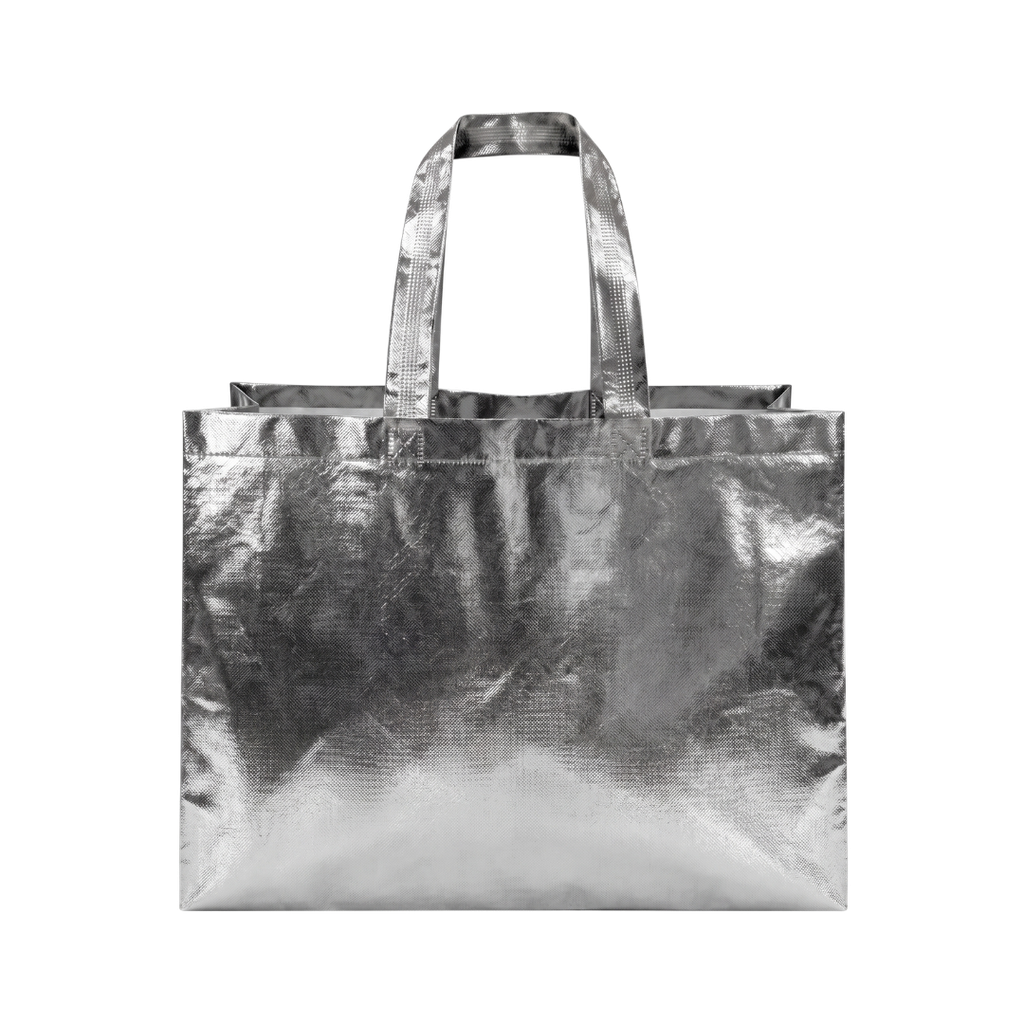 Bolsa, Ecologica, Plateado, 40*30*10 Centimetros, Aluminizada