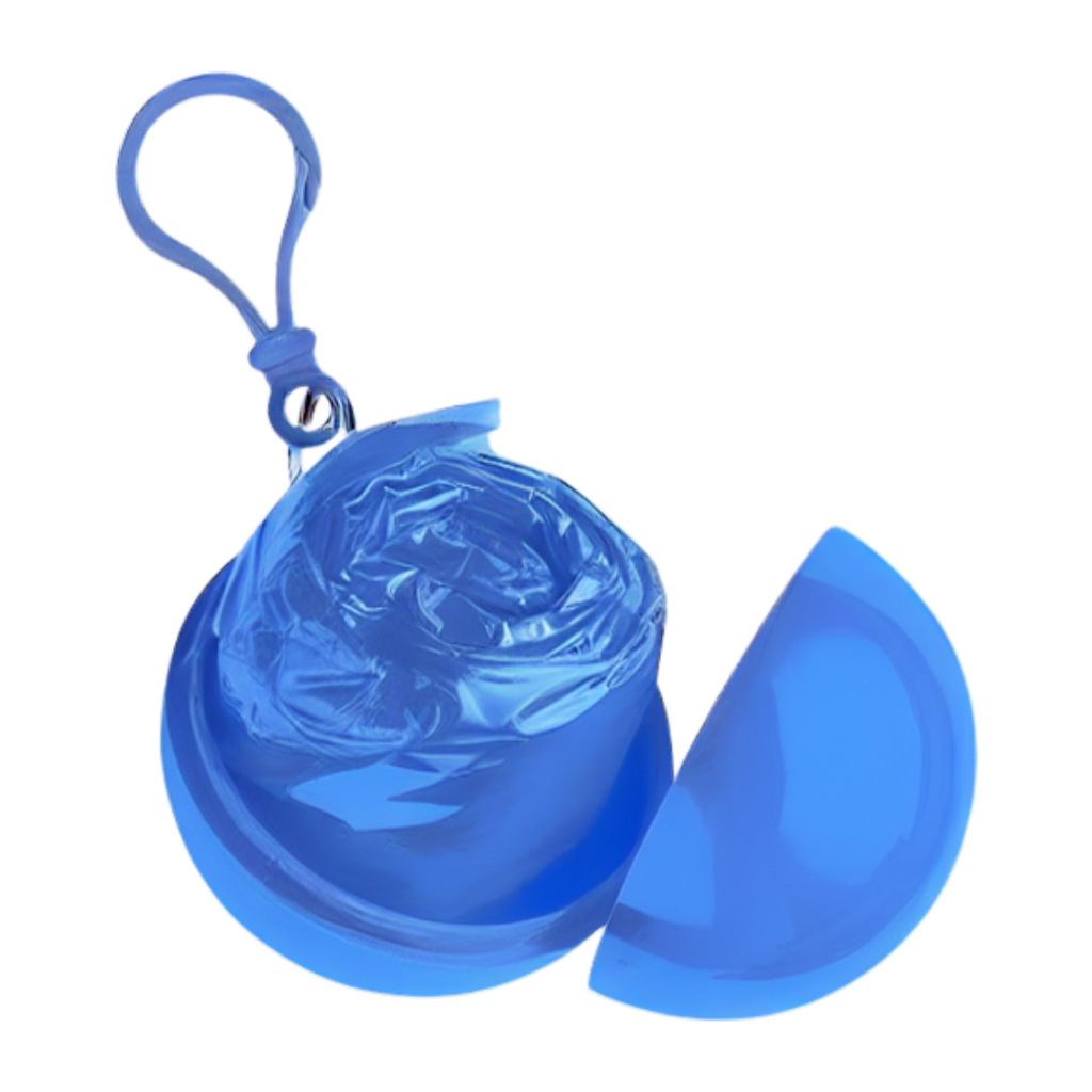 LLAVERO REDONDO AZUL CAPA ADENTRO