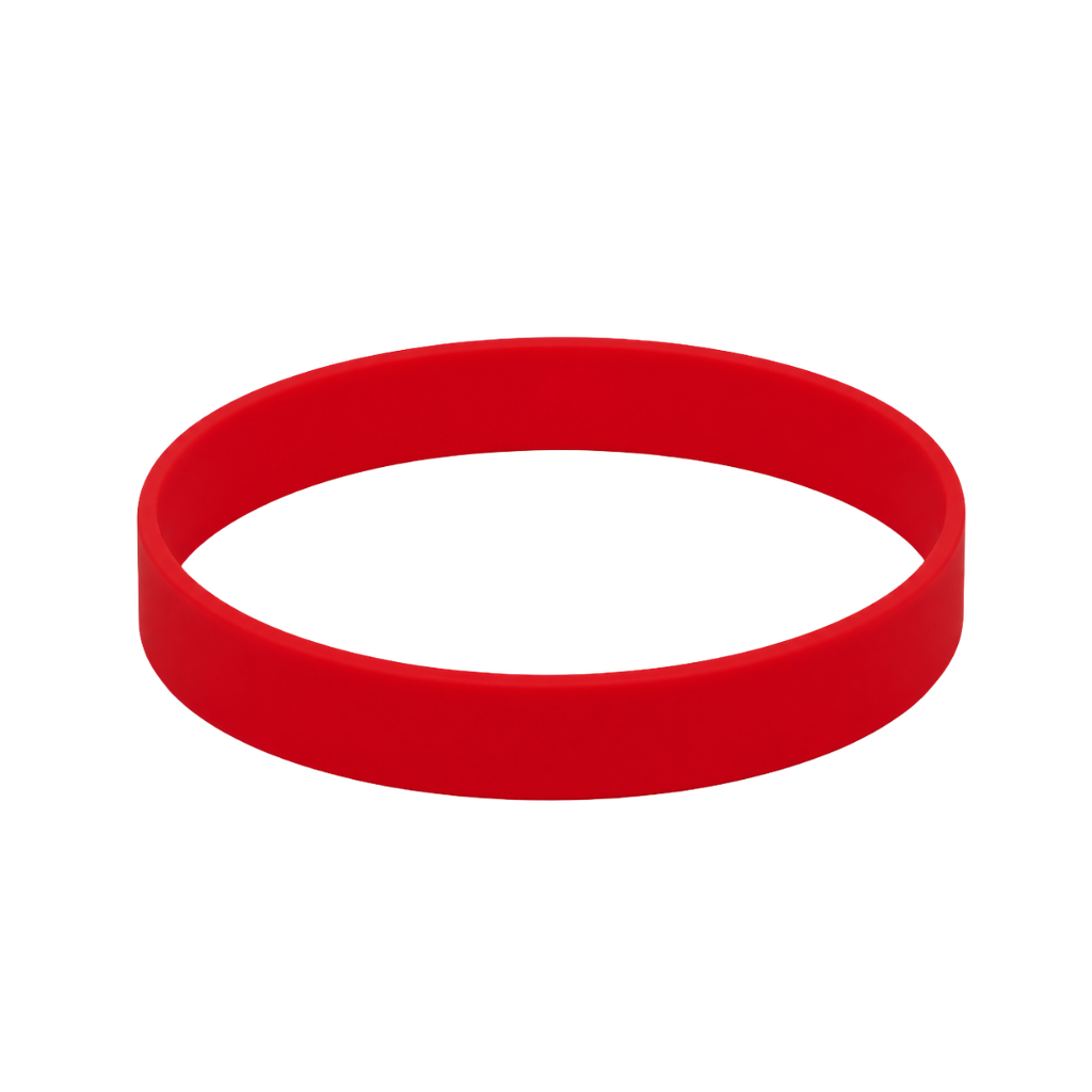 Pulsera Silicón Rojo 20.2*1.2*0.2cm