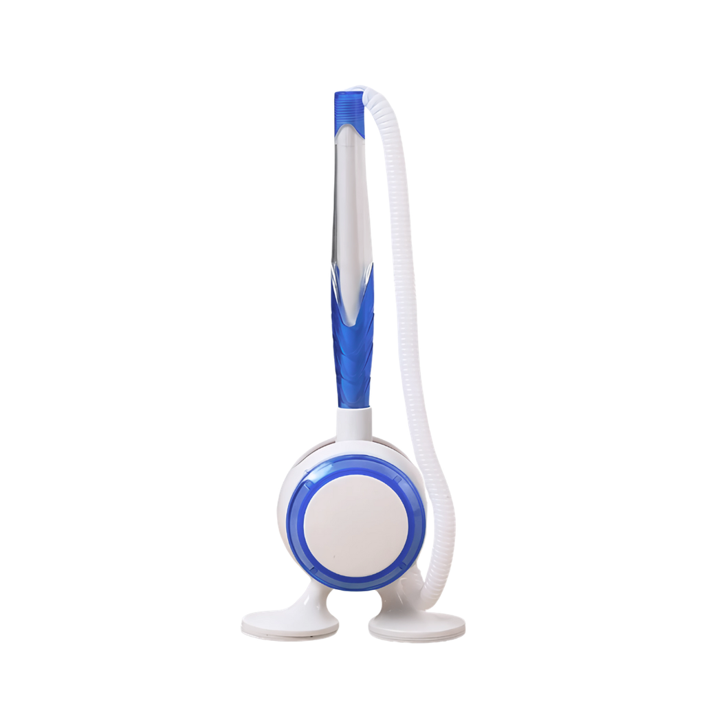 Lapiceros Plástico Azul Reflex 16.5 Cm Comic Base Adhesiva Y Resorte De 1 Metro