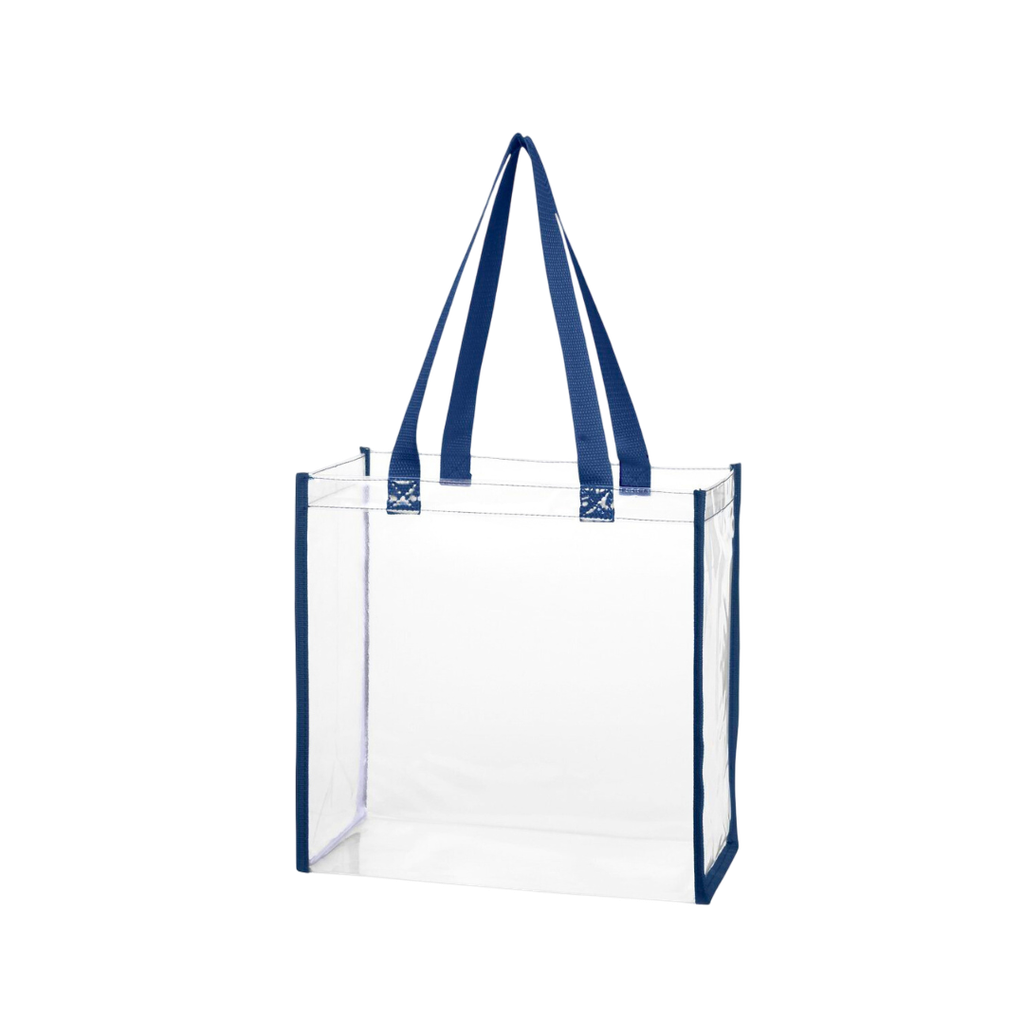Bolsa Pvc Azul Reflex 30.5*30.5*15.2 Cm Cuerpo Transparente