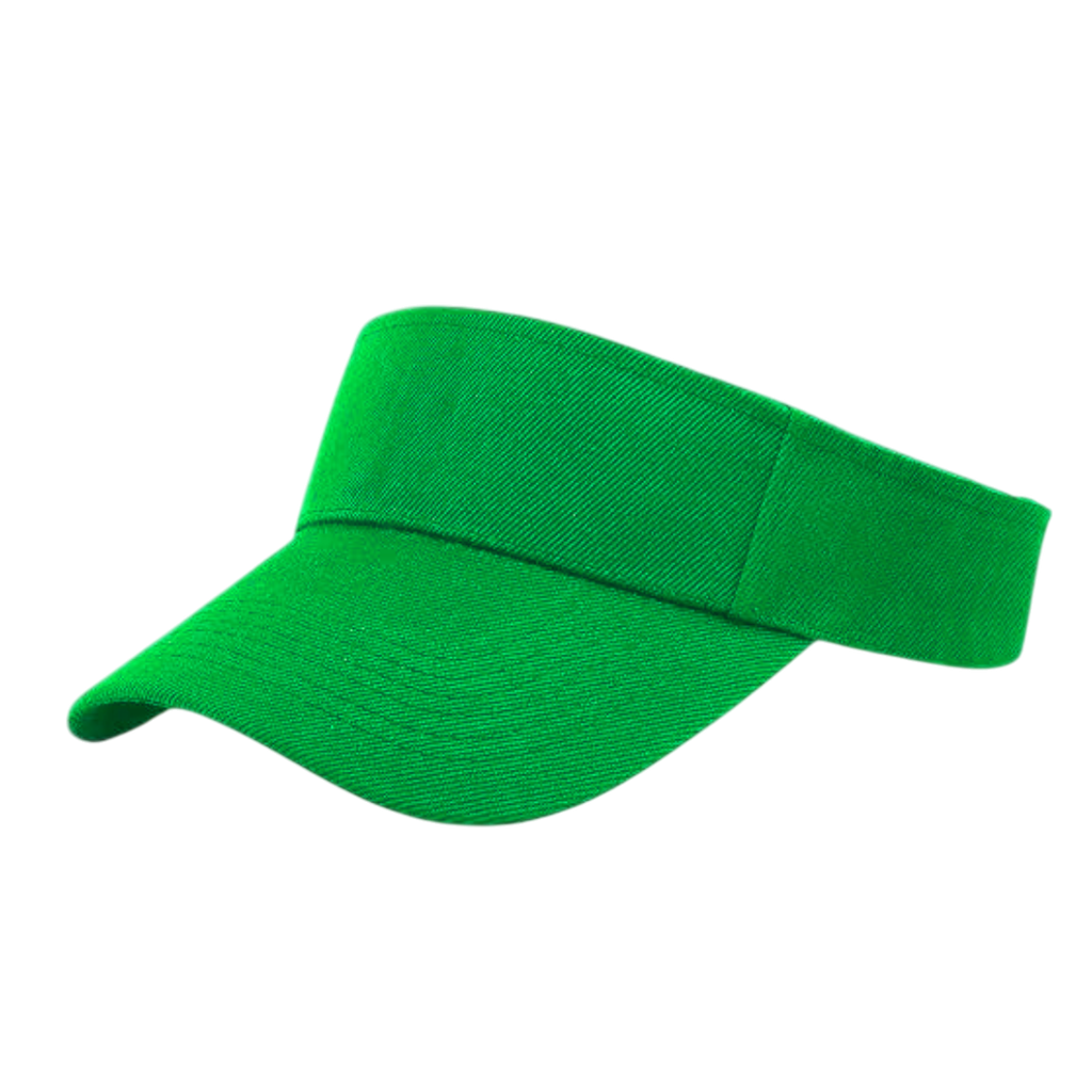 Visera Poliester Verde Cierre Velcro Tipo C