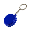 Llavero Plástico Azul Reflex 5 cm Forma Tapita con Destapador