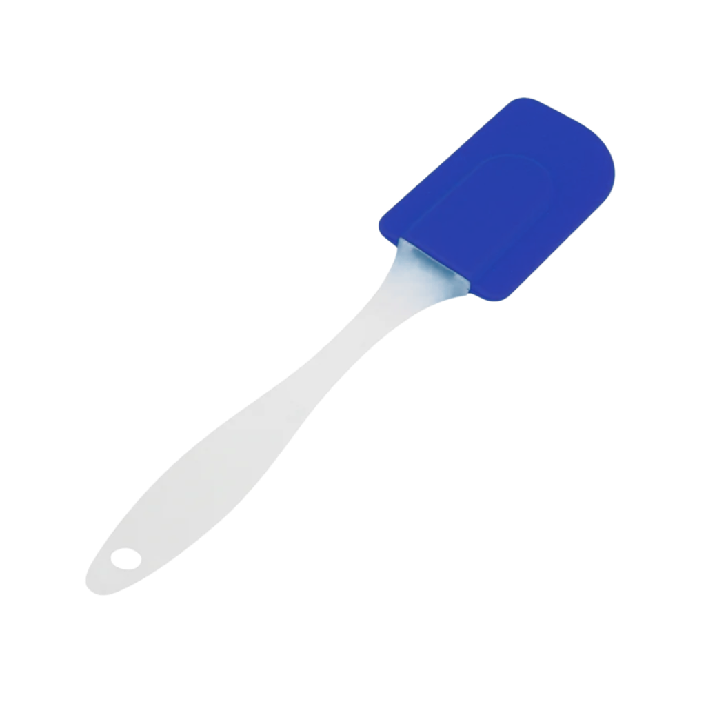 Paleta Silicón azul reflex 18*4.5 cm mango nevado