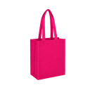 Bolsa Ecologica fucsia  40*35*12 cm con fuelle sellada 80g